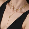 Wholesale Clavicle Necklace 316L Stainless Steel Heartshaped Electroplating For Women