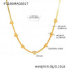 Wholesale Clavicle Necklace 316L Stainless Steel 316L Stainless Steel Highpolished Heart Geometric Light Luxury Electroplated Jewelry For Women
