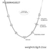 Wholesale Clavicle Necklace 316L Stainless Steel 316L Stainless Steel Highpolished Heart Geometric Light Luxury Electroplated Jewelry For Women