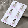 Wholesale Clavicle Necklace Synthetic Cubic Zirconia Stone Zinc Alloy Geometric Electroplated