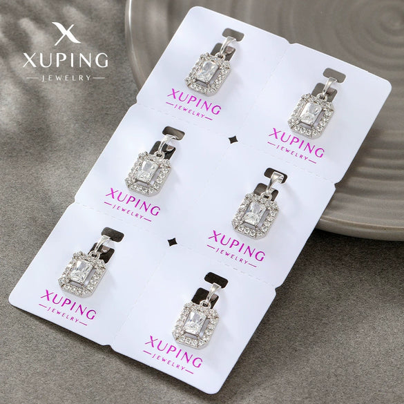 Wholesale Clavicle Necklace Synthetic Cubic Zirconia Stone Zinc Alloy Geometric Electroplated