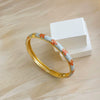 Wholesale Cloisonné Maple Leaf Bracelets Plated Fashion Jewelry With Retro Botanical Design For Adults