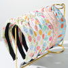 Wholesale Cloth Easter Egg Hair Hoop With Bunny Print And Diamond Design For Women