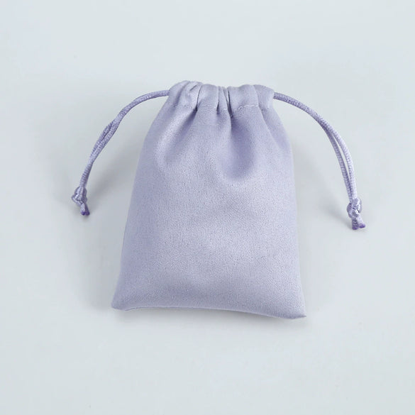 Wholesale Cloth Flannel Jewelry And Cosmetic Drawstring Bag