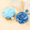 Wholesale Cloth Flower Weaving Women's Jewelry Earrings