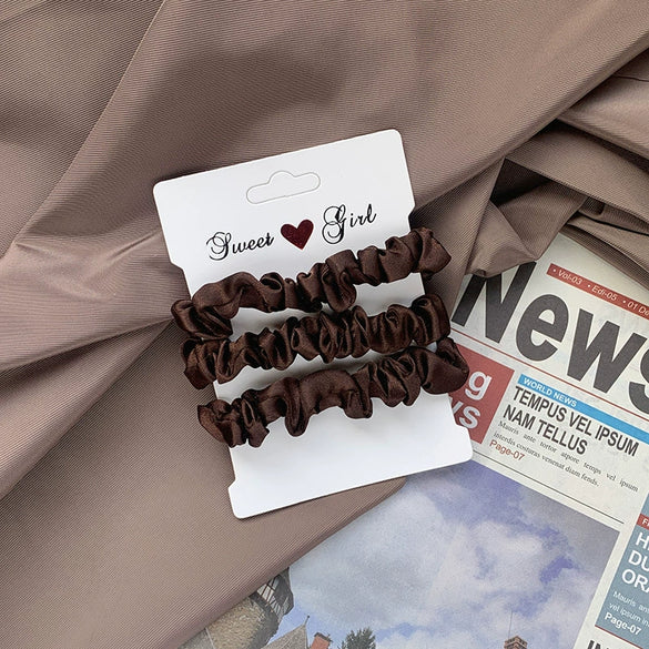 Wholesale Cloth Hair Accessories Set Lovely Style Large Intestine Ring Hair Rings For Women