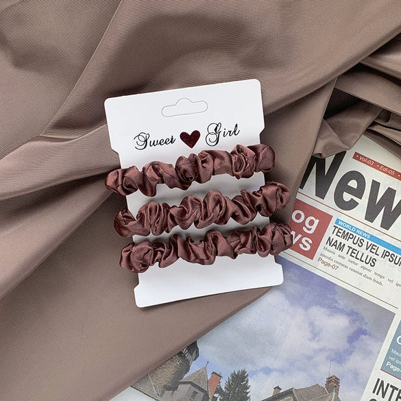 Wholesale Cloth Hair Accessories Set Lovely Style Large Intestine Ring Hair Rings For Women