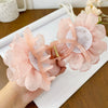 Wholesale Cloth Handmade Flower Hairclip For Girls