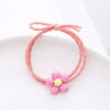 Wholesale Cloth Handmade Fresh Cute Style Flower Hair Rope High Elastic Girl Hair Band