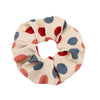 Wholesale Cloth Handmade Geometric Natural Style Big Round Point Large Intestine Ring Hair Ring For Girls
