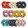 Wholesale Cloth Handmade Geometric Natural Style Big Round Point Large Intestine Ring Hair Ring For Girls