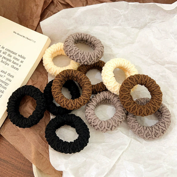 Wholesale Cloth Handmade High Elasticity Hair Ties For Braiding
