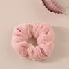 Wholesale Cloth Handmade High Elasticity Simple Geometric Plush Hair Band Hair Accessory