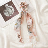 Wholesale Cloth Handmade Minimalist High Elasticity Triangle Streamer Hair Ring Women's Hair Accessories