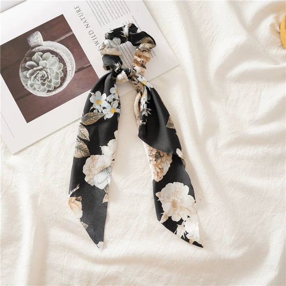 Wholesale Cloth Handmade Minimalist High Elasticity Triangle Streamer Hair Ring Women's Hair Accessories