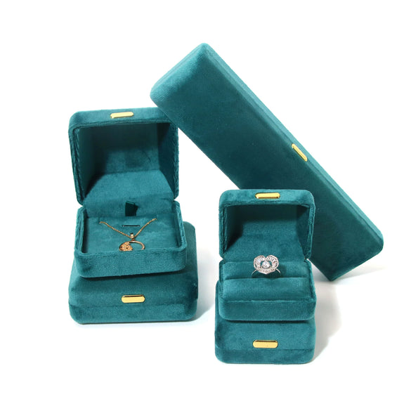 Wholesale Cloth Jewelry Storage Box For Bracelet Ring Pendant Earrings Necklace Gift