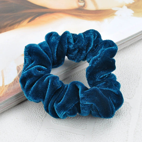 Wholesale Cloth Velvet Hair Ties Pure Handmade Hair Accessories