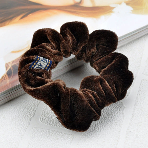 Wholesale Cloth Velvet Hair Ties Pure Handmade Hair Accessories