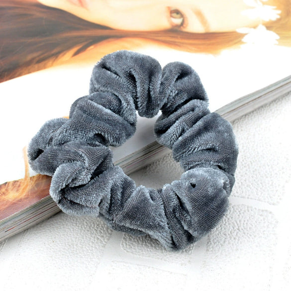 Wholesale Cloth Velvet Hair Ties Pure Handmade Hair Accessories