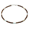 Wholesale Coconut Shell Beaded Necklace Handmade With Geometric Letters Numbers Text Design For Unisex