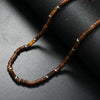 Wholesale Coconut Shell Beaded Necklace Handmade With Geometric Letters Numbers Text Design For Unisex