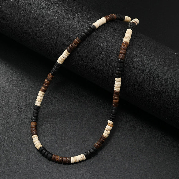 Wholesale Coconut Shell Geometric Style Necklace