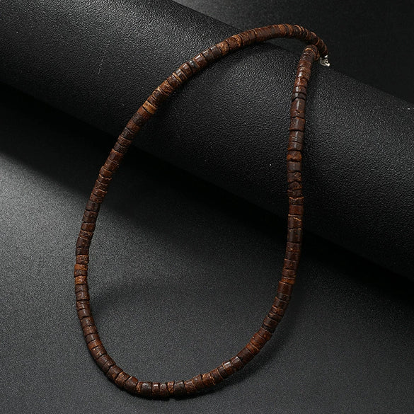 Wholesale Coconut Shell Geometric Style Necklace