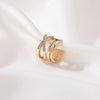 Wholesale Cold Style Personality Cross U Shaped Copper Ear Clips Electroplated For Women