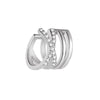 Wholesale Cold Style Personality Cross U Shaped Copper Ear Clips Electroplated For Women