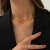 Wholesale Collar Jewelry Stainless Steel Titanium Steel Geometric Style For Women