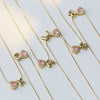 Wholesale Collarbone Necklace Copper Brass String Of Pearls Electroplating Letters Numbers Text Style For Women