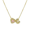 Wholesale Collarbone Necklace Copper Brass String Of Pearls Electroplating Letters Numbers Text Style For Women