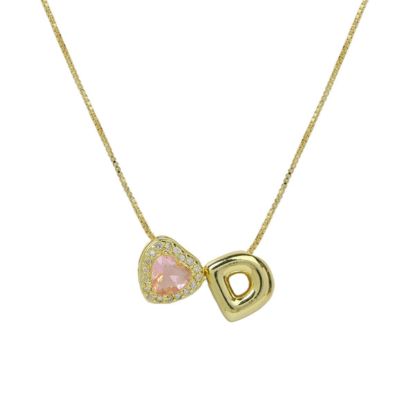 Wholesale Collarbone Necklace Copper Brass String Of Pearls Electroplating Letters Numbers Text Style For Women