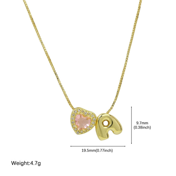 Wholesale Collarbone Necklace Copper Brass String Of Pearls Electroplating Letters Numbers Text Style For Women