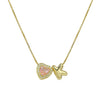 Wholesale Collarbone Necklace Copper Brass String Of Pearls Electroplating Letters Numbers Text Style For Women