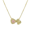 Wholesale Collarbone Necklace Copper Brass String Of Pearls Electroplating Letters Numbers Text Style For Women
