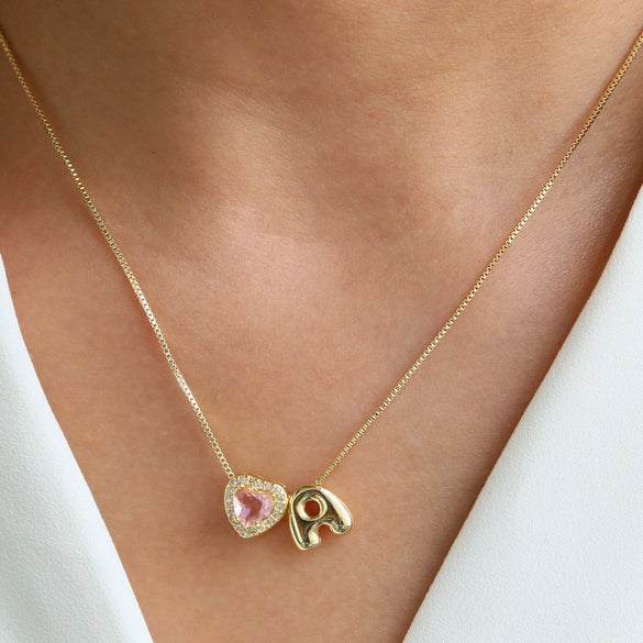 Wholesale Collarbone Necklace Copper Brass String Of Pearls Electroplating Letters Numbers Text Style For Women