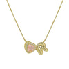 Wholesale Collarbone Necklace Copper Brass String Of Pearls Electroplating Letters Numbers Text Style For Women