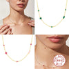Wholesale Collarbone Necklace S925 Sterling Silver Geometric Style Environmental Protection Electroplated