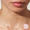 Wholesale Collarbone Necklace S925 Sterling Silver Geometric Style Environmental Protection Electroplated