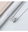 Wholesale Collarbone Necklace 925 Silver Geometric Pendant Electroplated