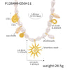 Wholesale Collarbone Necklace 316L Stainless Steel Shell Beads Geometric Light Luxury Electroplating Women
