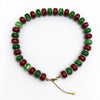 Wholesale Colorful Acrylic Beaded Necklace With Stainless Steel Geometric Pendant Handmade Ushape Festival Jewelry For Men