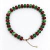 Wholesale Colorful Acrylic Beaded Necklace With Stainless Steel Geometric Pendant Handmade Ushape Festival Jewelry For Men