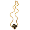Wholesale Colorful Oil Dripping Plumeria Stainless Steel Jewelry Set With Dopamine Flower Earrings And Necklace Featuring Snake Bone Chain And Dripping Oil Design For Women