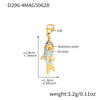 Wholesale Colorful Oildropped Koi Fish Beaded Stainless Steel Necklace Earrings With Electroplating Ocean Style Pendant