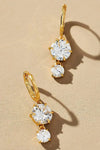 Wholesale Colorful Zircon Geometric Style Electroplated Stainless Steel Unisex Earrings