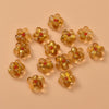Wholesale Coloured Glaze Flower Beads Handpainted Diy Jewelry Accessories