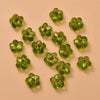 Wholesale Coloured Glaze Flower Beads Handpainted Diy Jewelry Accessories