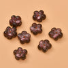 Wholesale Coloured Glaze Flower Beads Handpainted Diy Jewelry Accessories